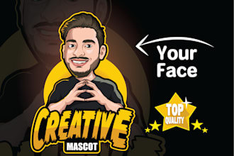 design unique cartoon mascot , character logo for you