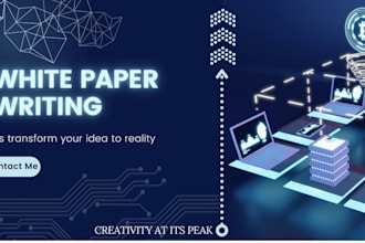 research and create a bespoke white paper