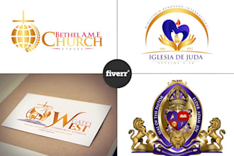 create a professional christian, ministry, religious and unique church logo