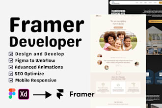 update, develop framer website, convert figma to framer, expert framer bug fix