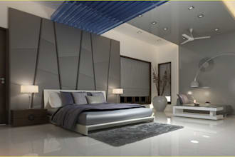 fully rustic tropical interior design, 3d coat render,bath ,living, 360 panorama