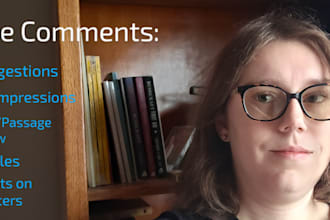 beta read your entire manuscript and provide inline comments