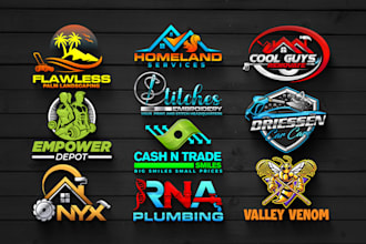 do stunning business logo design, redesign and branding