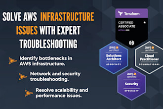 resolve AWS infrastructure issues with expert cloud engineer