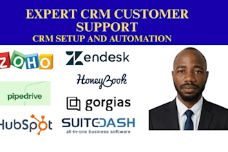 setup zoho one gorgias honeybook suitedash zendesk hubspot pipedrive CRM