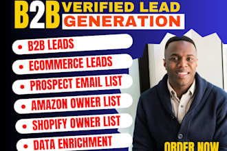 do amazon seller leads, amazon leads, ecommerce leads, shopify lead, close sales