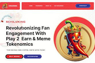 create meme coin landing page, meme coin website, crypto website, memecoin