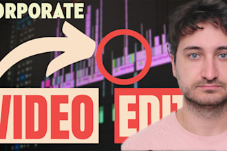 do professional video editing for corporate videos