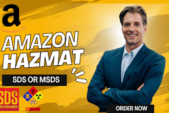 create msds ghs sds safety data sheet cpsr for amazon products