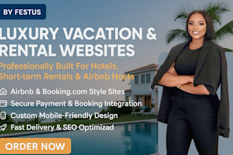 design vacation website vacation rental short term rental