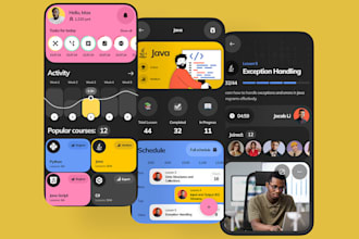 develop educational app, online course app, e learning app, kids learning app