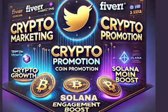 crypto twitter marketing, crypto promotion, solana meme coin promotion