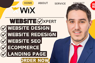 design wix website, wix studio editor, wix ecommerce landing page