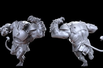sculpt 3d warhammer 3d miniature painting 3d figurine 3d game character model