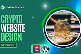 design crypto website, crypto meme coin website, crypto token website, nft site
