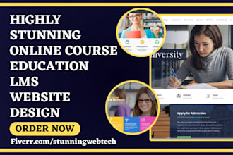 design online course education lms membership elearning subscription website