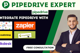 integrate pipedrive with zapier mailchimp google apps talkdesk snapaddy  trello