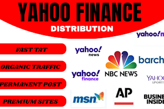 do yahoo press release pr distribution on yahoo finance