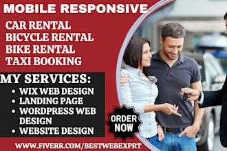design taxi booking chauffeur car rental limousine car sales auto dealer website