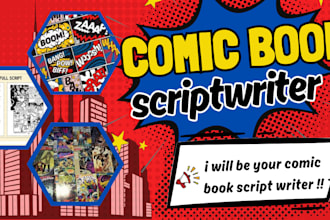 write a comic book, manga, japanese comic script, graphic novel, comic writing