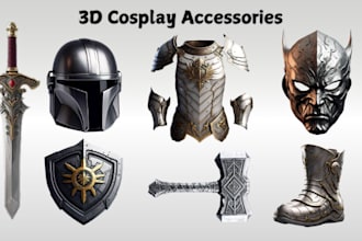 do 3d printable cosplay mask mandalorian helmet cosplay prop for 3d printing