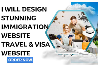 design stunning immigration website visa website with booking