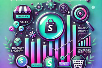 do shopify traffic, keyword search and organic trafflc to increase shopify sales