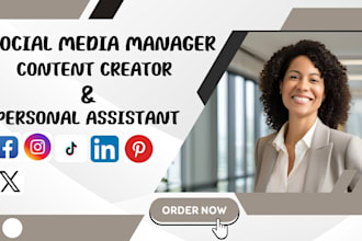be your social media manger, content creator, personal assistant, brand manager