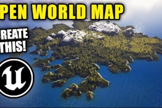 develop unreal engine game, fortnite map, game environment, unreal engine 4 or 5