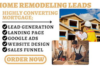 generate home remodeling lead home improvement leads home renovation website ads
