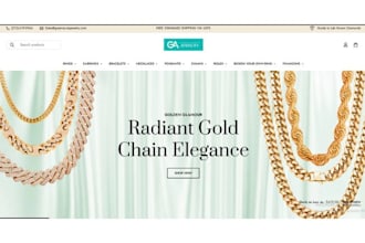 design jewelry shopify website jewelry store shopify redesign and design website