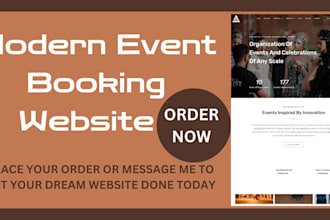 event booking website online booking  party rental website event management web