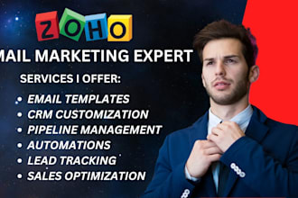 design workflow automation pipeline management email templates using zoho crm
