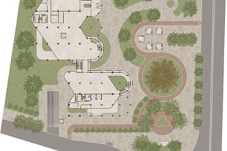 do colored architectural plan visualizations