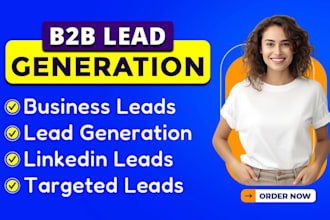 do b2b lead generation, targeted leads, linkedin leads and prospect email lists