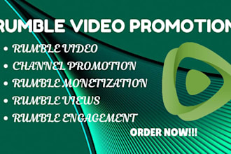 boost your rumble youtube, rumble channel promotion, organic rumble subscription
