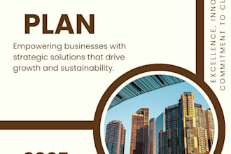 create your custom business plan including a full feasibility analysis
