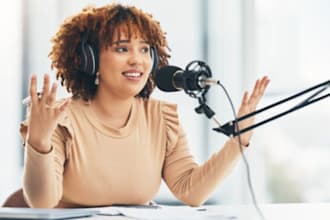 professionally create podcast jingles for radio, tv, youtube, twitch, company