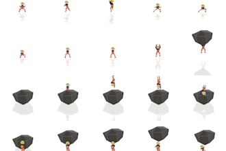 create 2d pixel art sprite sheet, game asset, rpg sprite, retro art, animation