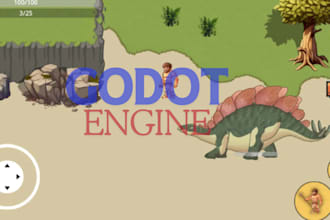 make 2d games with systems and mechanics in godot engine