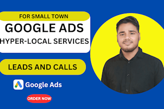optimize google ads PPC campaign for hyper local services in small towns