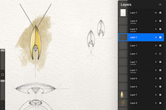 do live jewelry drawing session for you