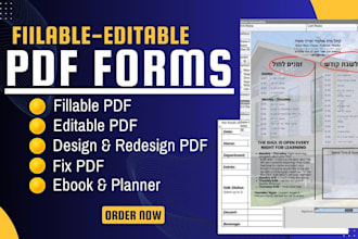format create redesign interactive fillable PDF form in adobe acrobat, indesign