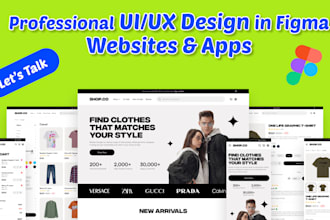 do mobile app ui ux design in figma with prototype, wireframe and figma mockup