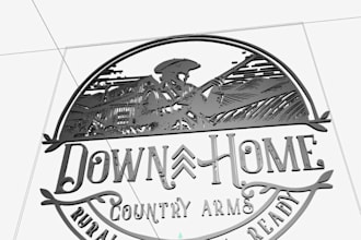 2d to 3d bas relief logo 3d engraving 3d laser design  stl 3d coin