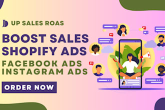boost shopify sales and growth, ecommerce sales by facebook ads, instagram ads
