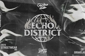 custom urban streetwear logo design for your brand
