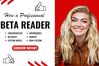 critique beta read your mystery fantasy fiction novel as a romance beta reader