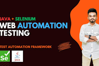 develop test automation framework in selenium with java