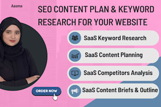 do saas keyword research and content planning